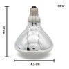 Fengrun Infrared Heating Lamp Clear Hard Explosion-Proof Glass UV Coating