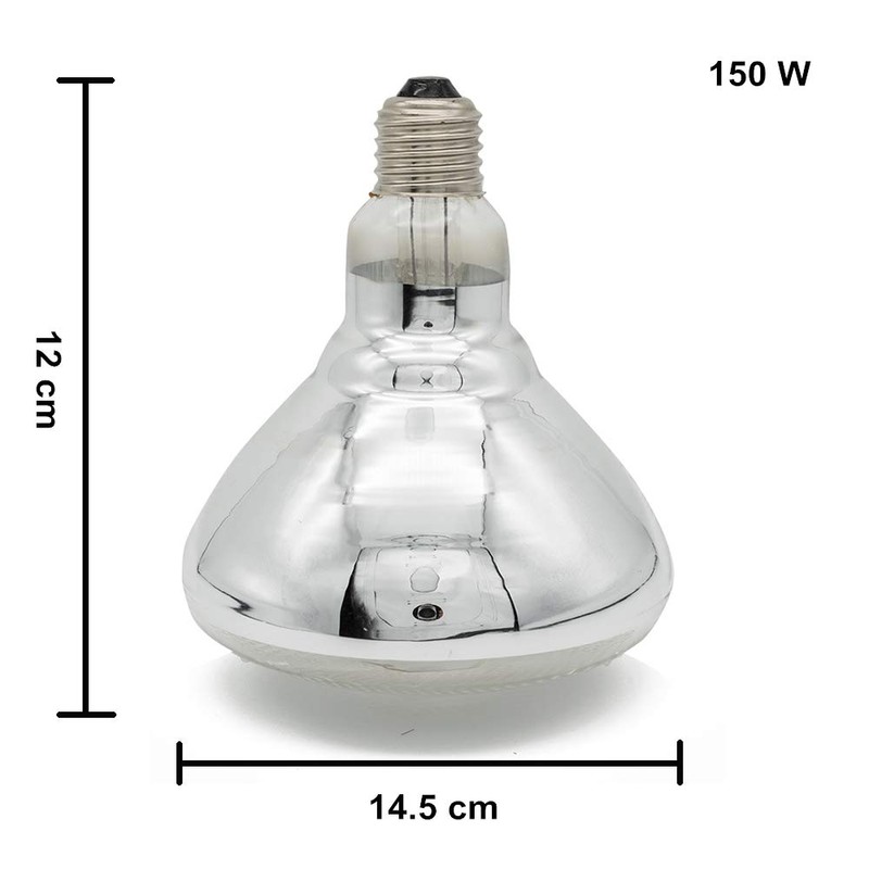 Fengrun Infrared Heating Lamp Clear Hard Explosion-Proof Glass UV Coating