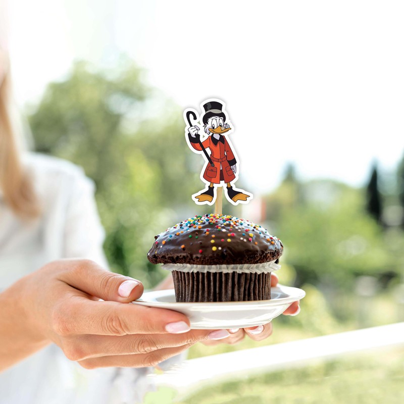 scrog mcdck Cupcake Topper - Birthday Decorations.