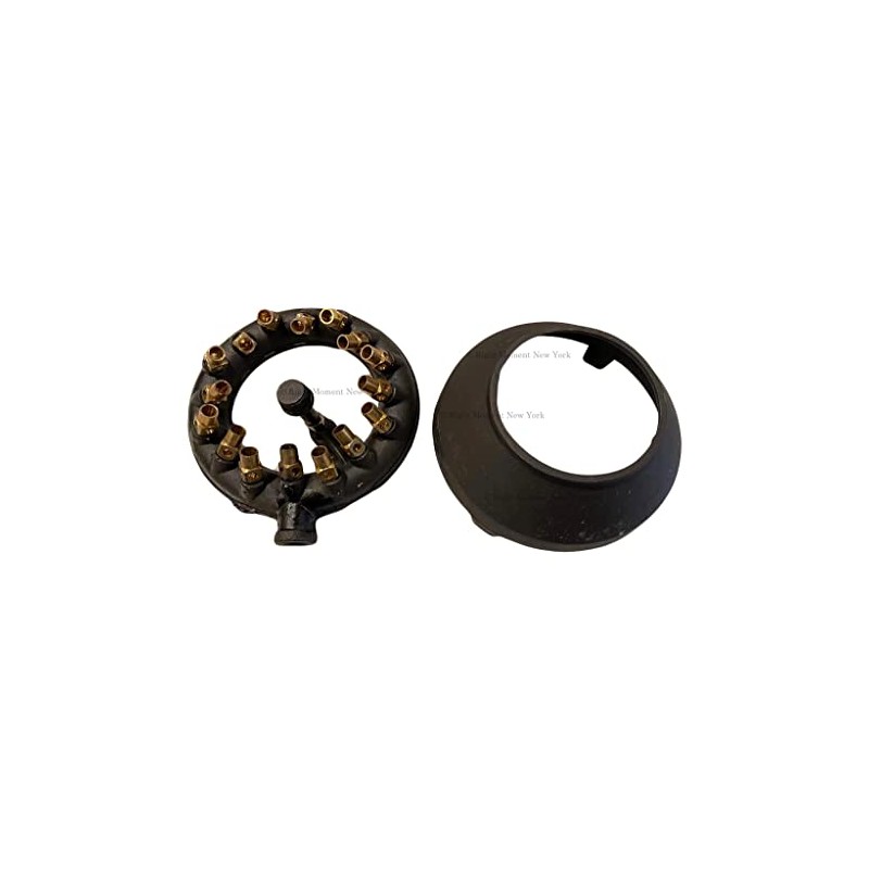 9 Inch High-powered Jet Burners W/Lip (Natural Gas) (16 Brass