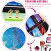 TotePrint Holographic Makeup Bags Bulk,Clear Storage Bag Toiletry Pocket Portable