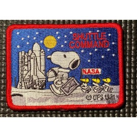 NASA SHUTTLE COMMAND US SPACE PATCH - 3.5”
