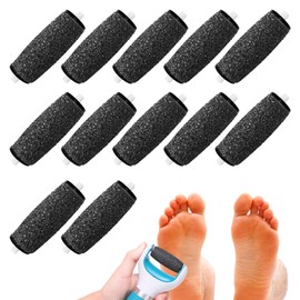 for Scholl Foot File Replacement Rollers,12 Pcs Foot File Replacement Rollers,for Scholl Foot File,Refill Rollers,Electric Foot File Replacement Heads,Foot Roller for Scholl Velvet Smooth Pedi