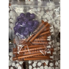 NeoMed 1mL 1cc Oral/Enternal Dose Syringe Dispenser Clear 25/PK BA-S1NC w ENFit