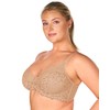 HSIA Minimizer Bras for Women, Embroidered Full Coverage Bra Unlined