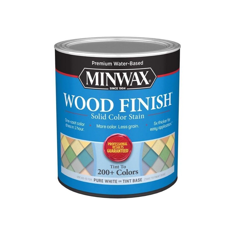 Minwax® Wood Finish® Water-Based Solid Color Stain, White Tint Base,