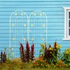 The Fellie 4 Pack Metal Garden Trellis, Outdoor Waterproof Rustproof