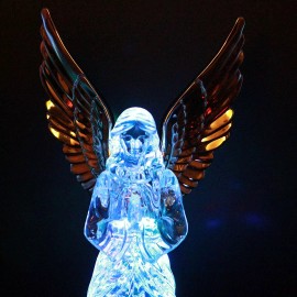 Dalax LED  LIGHT-UP PRAYING ANGEL FIGURINE ANGELS CHERUBS FIGURINE STATUE