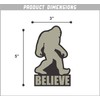 Bigfoot Believe Vinyl Sticker 5 Inch