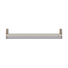 Utopia Alley Bern Pull Handle - Decorative Cabinet Drop Pull Handles for Cabinets and Drawers -Finished Brushed Nickel - Metal Drawer Pull Handle, 6.3" Center to Center (1)