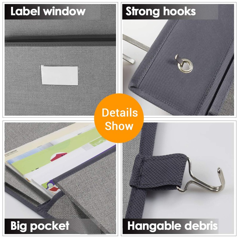homyfort Over the Door File Organizer, Wall Hanging File Folders