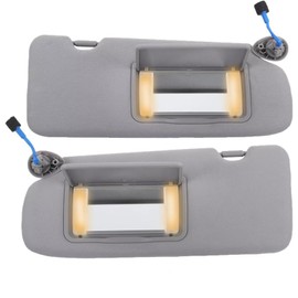 FZPJJNB Car Sun Visor Fits for Honda CRV 2017 2018 2019 2020 2021 2022 Replace 83280-TLY-H11ZB Car Sun Visor Replacement with Vanity Light/with Makeup Mirror