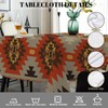 Swono Rectangle Tablecloth Geometric Pattern Table Cover 52x70 Inch American