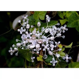 Wedding Collectibles Fresh Water Pearl Spray Comb