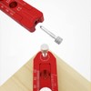 Woodworking Aluminum Alloy Circular Drawing Tool,Fixed-Point Marking Gauge Woodworking Compass