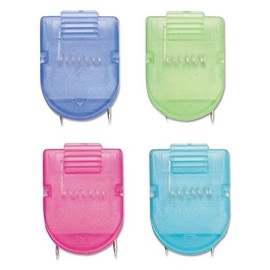 Advantus 75307 - Clips de pared para panel de tela, tamaño estándar, varios colores frescos, 20 unidades
