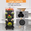 VECELO 5 Tier Vertical Garden Planter, Self Watering Stackable Planters