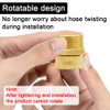 Joywayus Brass 3/4" GHT Female x 1" NPT Male Thread
