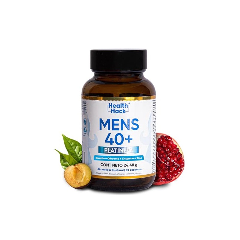 Suplemento Próst Hombres Ciruelo Africano Platinum Health Hack