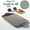 Goodful All-in-One Double Burner Griddle, Ceramic Nonstick, Durable Cast Aluminum,