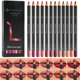 LOPHE Lip Liner Set 12x Waterproof Matte