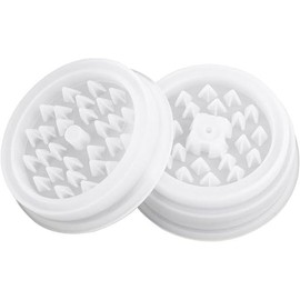 1Pc White DIY Silicone Grinder Mold Silicone Resin Casting Grinding Mold Sculpture Supplies for DIY