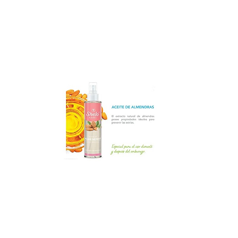 Kit con 2 Aceites De Almendras Anti Estrías, Hidrata Y