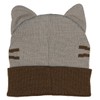 Pusheen Beanie Hat with Ears,Gray,Standard