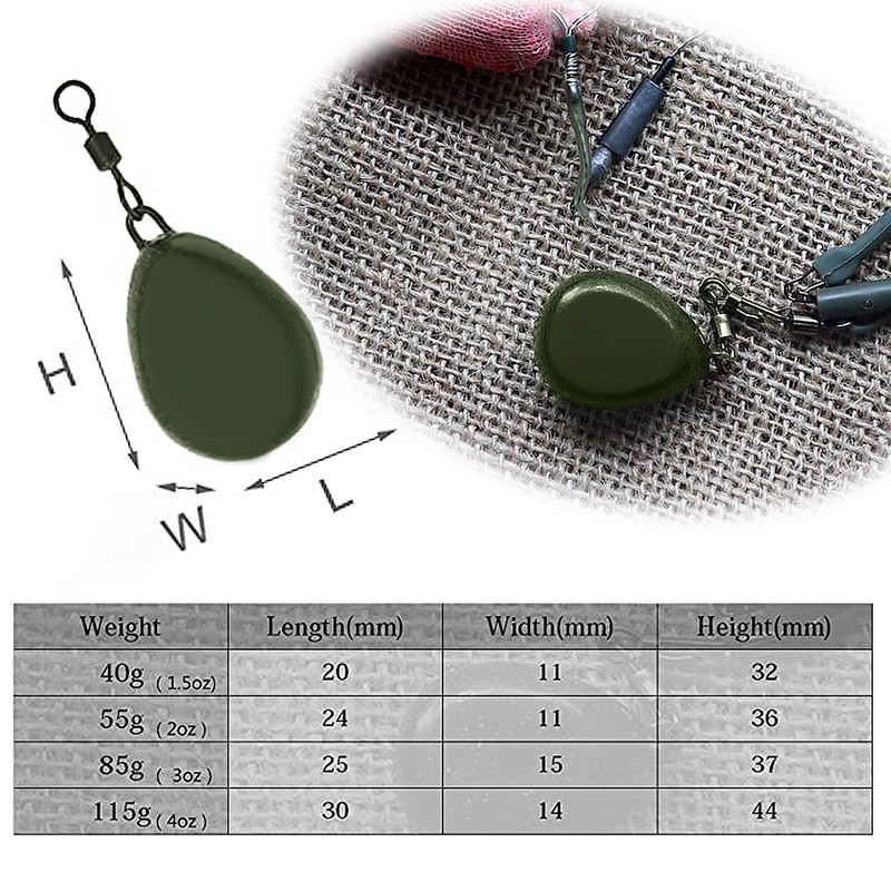 Croch Carp Accessories Set of 10 4 Different Sizes with