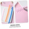 Operitacx 1set Plastic Coil Wire Binding Spines Spiral Ring Binder