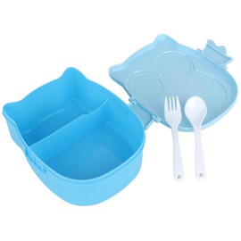 Easy Owl Meal Prep Bento Lunch Boxes Snake Food Containers For Kids, Partable - Pink