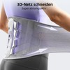 FREETOO Back Support Belt 3D Knitted Ultra Breathable Back Brace