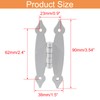 Kyuionty 12 Pack H-Shape Cabinet Hinges, Hammercraft Flush Door Hinge