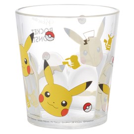 Skater KSA4-A Acrylic Cup, 9.5 fl oz (280 ml), Pokemon Pikachu Face 23