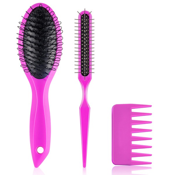 Stylemate Wig Brush Comb Set, 3pcs Professional Styling Extension Brush