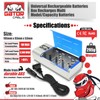 Gator Cable Universal Rechargeable Battery Charger For AA AAA C
