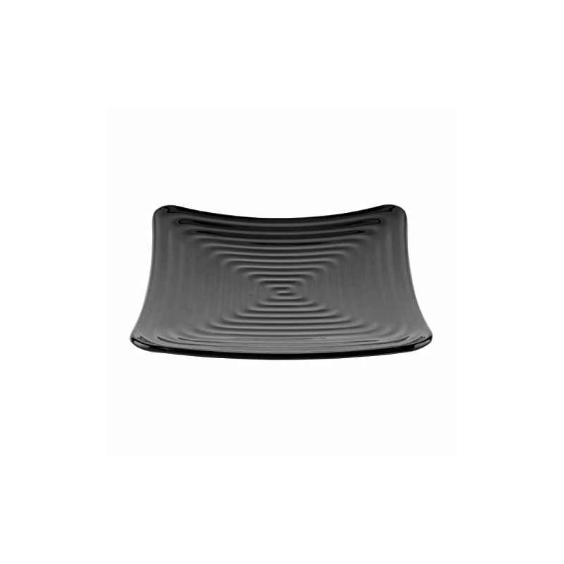 G.E.T. ML-61-BK Black 7.25" Square Plate, Large