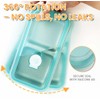Stainless Snack Container Reusable, Double Compartment Snack Containers with Lids,