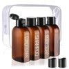 Cosywell Travel Bottles for Toiletries 4pcs 3.4oz Travel Shampoo and