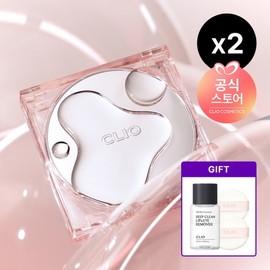 Clio CJ단독하이 글로우 쿠션 기획세트 본품+리필x2 사은 마이크로페셔널딥클린립아이리무버 31ml +퍼프2 CJ Exclusive High Glow Cushion Special Set Main Product + 2 Refills + Free Micro Professional Deep Clean Lip and Eye Remover 31ml + 2 Puffs
