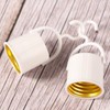 Mobestech 10 Pcs LED Light Bulb Holder E27 Screw in