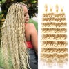 Deep Water Wave Synthetic Braiding Hair 18 Inch Boho Braids