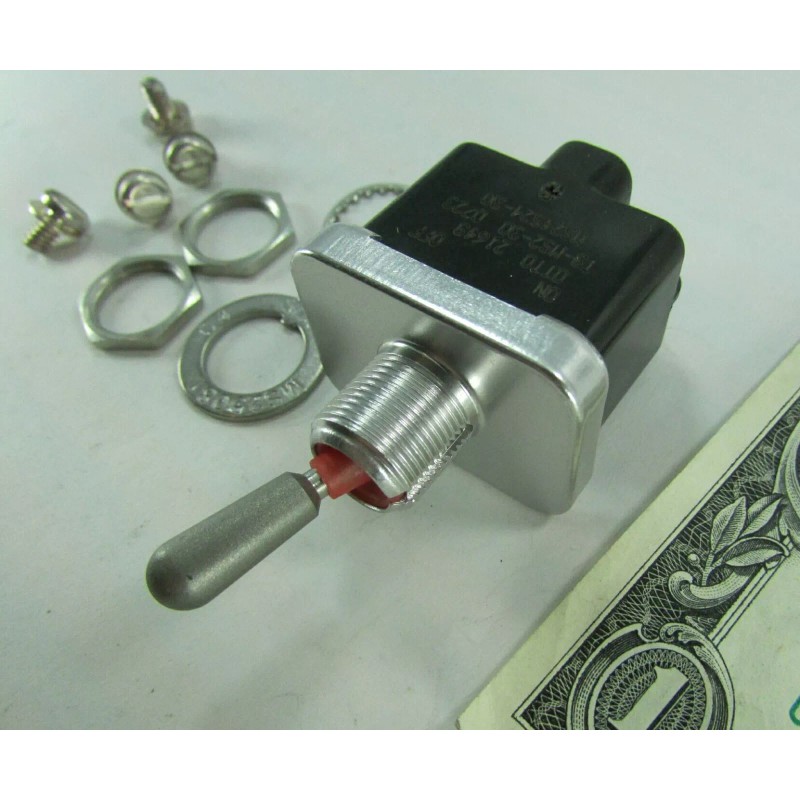 Otto Sealed Military Spec Momentary Toggle Switches 2-Pole 2-Position T9-MS2-30