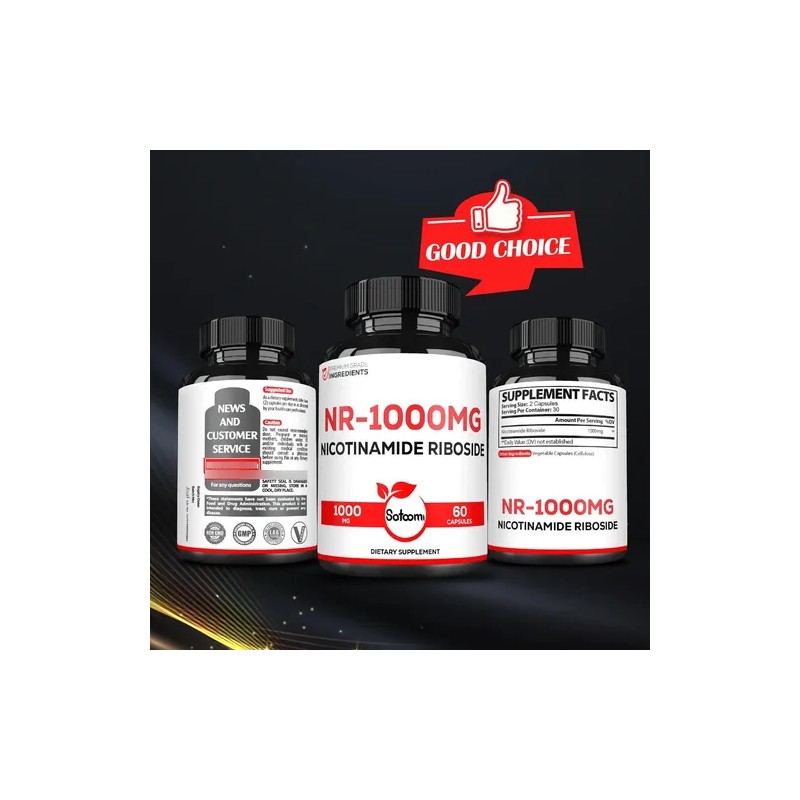 Satoomi Nad Nr 1000 Mg Suplemento - 60 Cápsulas Para