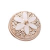 10 PCS Gold White Pearl Buttons Fastener - Versatile Sewing