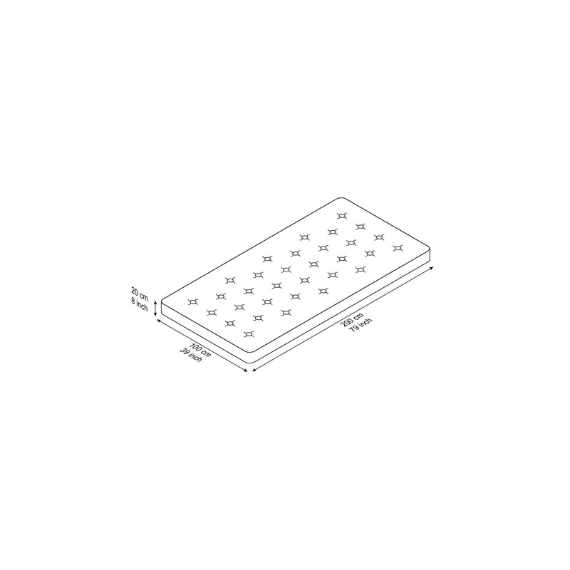 peha Mattress Cover Standard (1050 x 200 x 2300 mm),