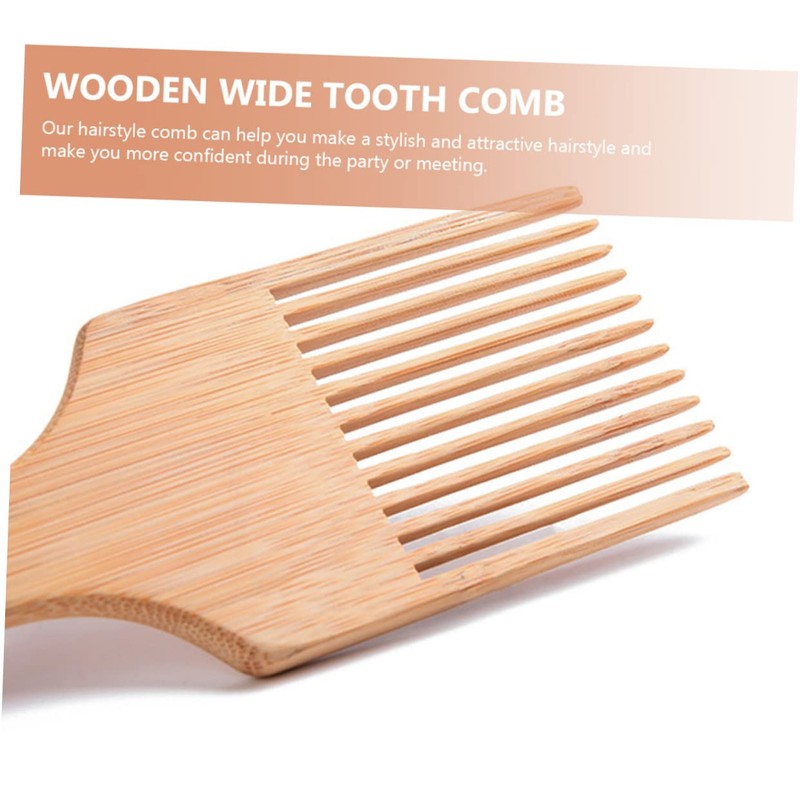 TEHAUX 4pcs Women Hair Styling Comb Multifunctional Wooden Comb for