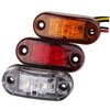 ULTECHNOVO 2pcs Yellow Led Rear Light for Trucks and Trailers