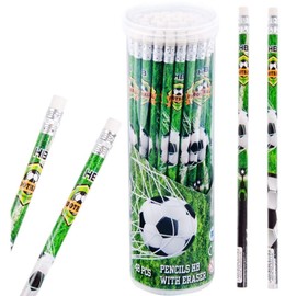 CYP Imports Football Fan Pencils with Eraser 16-Piece Set Party Bags