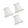 3Pcs Fabric Lamp Shade E14 Clip On Wall Lamp Candle